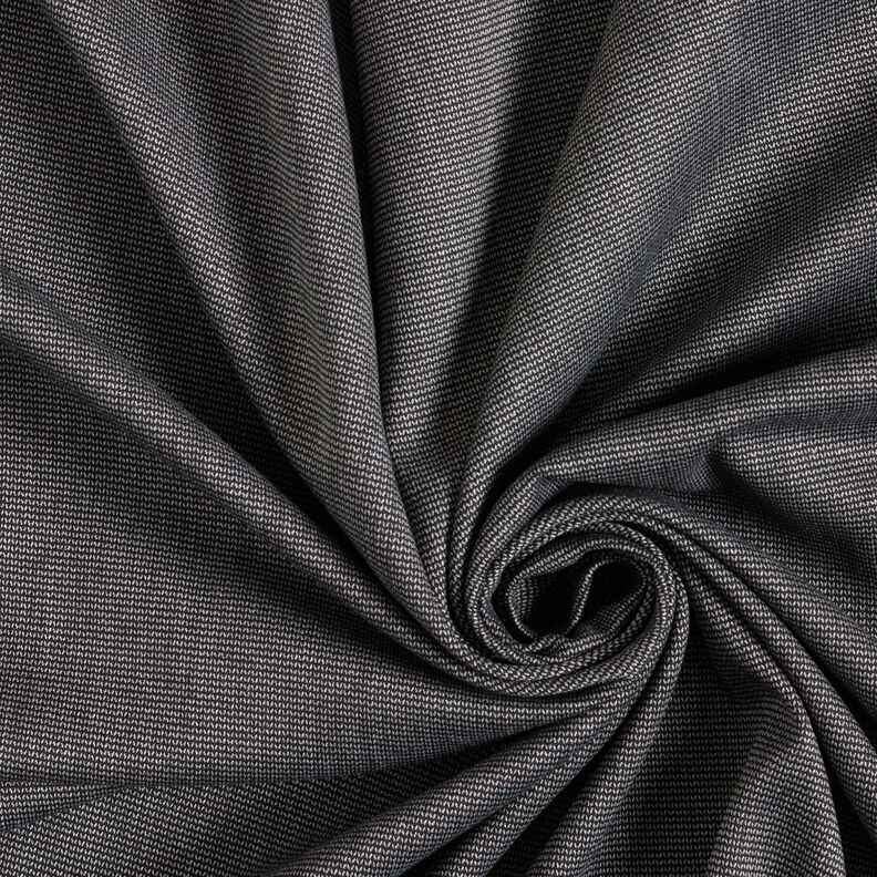Trouser fabric stretch zig-zag – silver grey/black,  image number 3