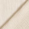 Double Gauze/Muslin Linen Blend Uni  – natural,  thumbnail number 3