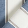 Outdoor Fabric Canvas fine stripes – offwhite/blue grey,  thumbnail number 4