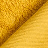 Plain cotton sherpa – mustard,  thumbnail number 4