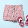 Double Gauze/Muslin two-tone flower tendrils – light dusky pink,  thumbnail number 6