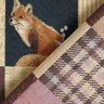Decor Fabric Tapestry Fabric autumnal patchwork – light beige/carmine,  thumbnail number 4