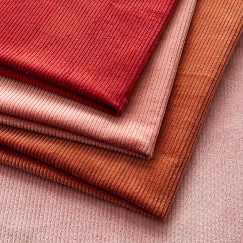 Chunky Corduroy pre-washed Plain – orange,  image number 4