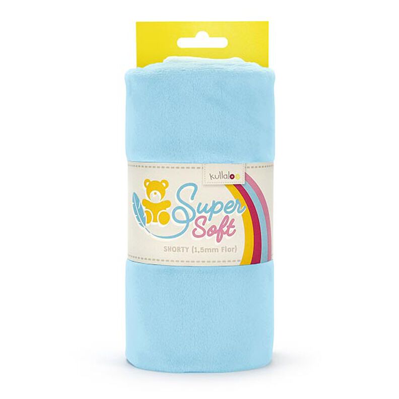 SHORTY Velour [1 m x 0,75 m | Pile: 1,5 mm] - baby blue | Kullaloo,  image number 1