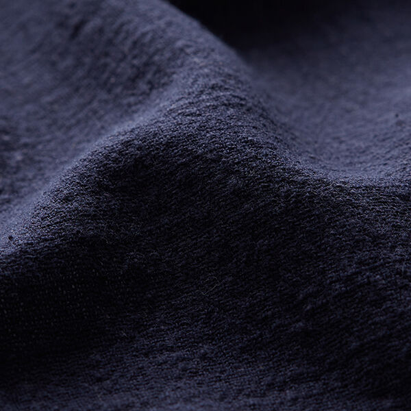 Cotton Linen Look – midnight blue,  image number 2