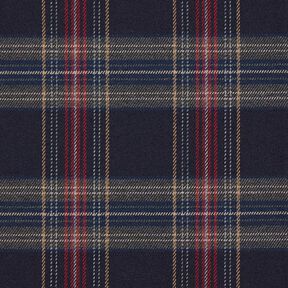 Stretch Tartan – navy/red, 