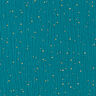 Scattered Gold Polka Dots Cotton Muslin – petrol/gold,  thumbnail number 1