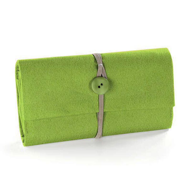 Felt 90 cm / 1 mm thick – light olive,  image number 4