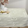 Decor Fabric Half Panama abstract striped pattern – pine/natural,  thumbnail number 7