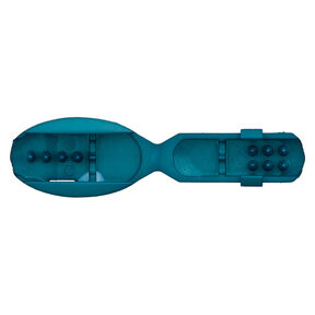 Cord End Clip [Length: 25 mm] – petrol, 