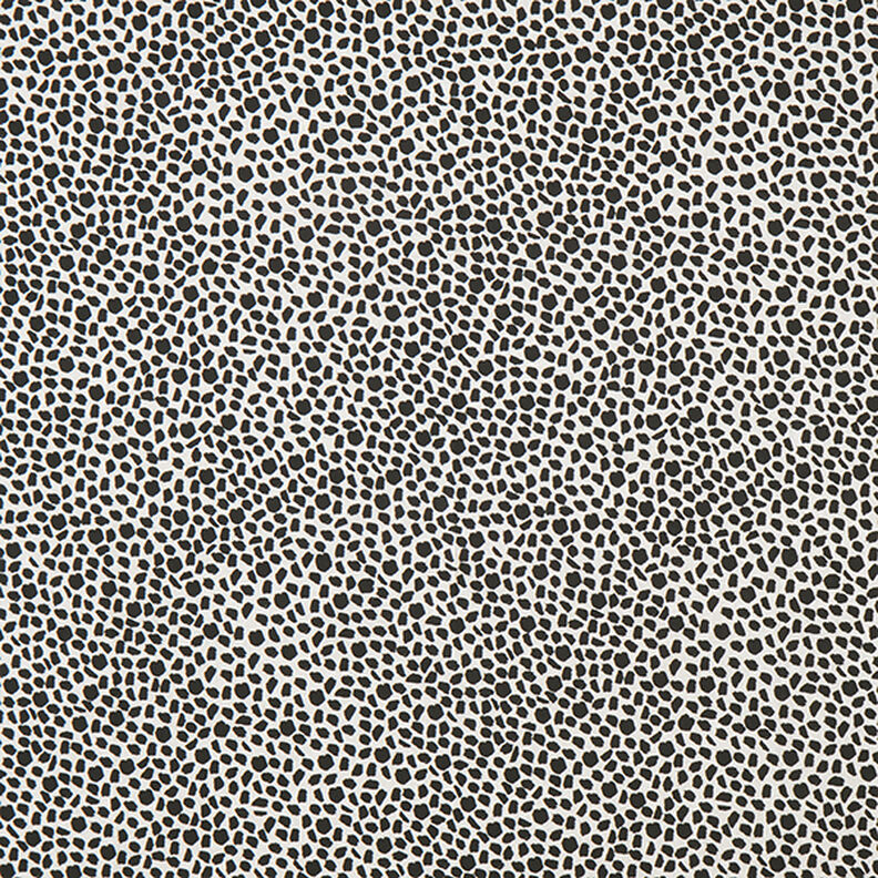 Decor Fabric Half Panama Leopard Print – black/natural,  image number 1