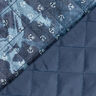Tie-dyed anchor chambray quilted fabric – denim blue,  thumbnail number 5