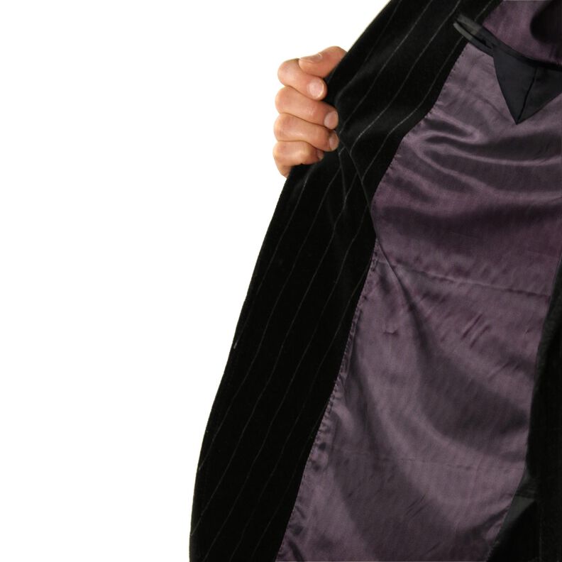 Satin lining shadow stripe – lavender,  image number 6