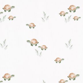 GOTS Cotton Jersey happy turtles Digital Print – ivory, 