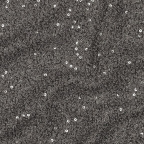 Knit Bouclé Sequins Plain | Poppy Fabrics – grey, 