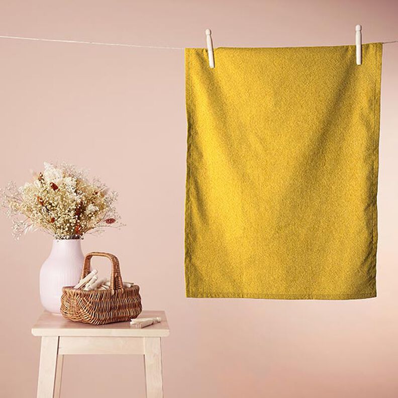 Towelling Fabric – curry,  image number 7