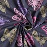 Cotton Jersey Glitter Butterflies – blue-black,  thumbnail number 5