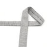 Bias binding Cotton Jersey Mottled [20 mm] – light grey,  thumbnail number 2