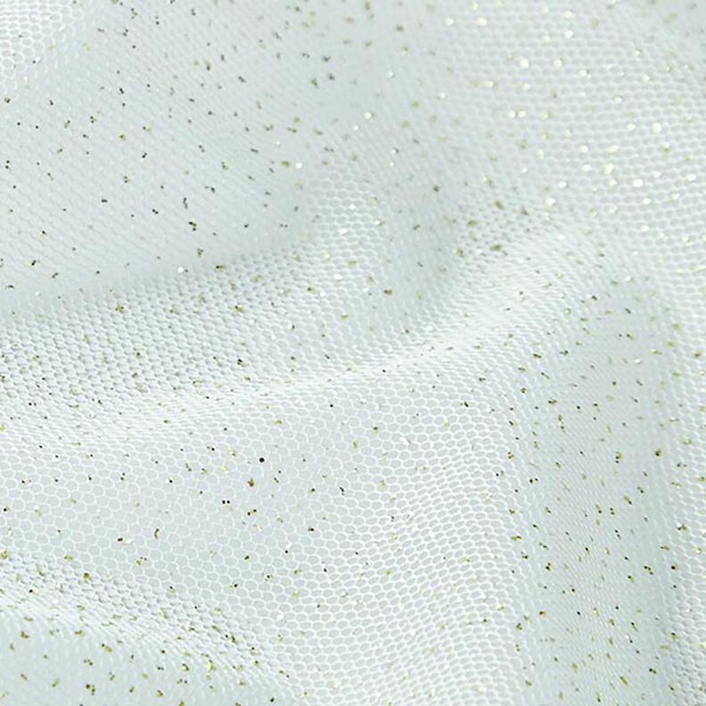 Royal Glitter Tulle – mint/gold,  image number 3