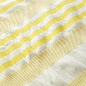 Crushed viscose jersey – white/lemon yellow, 