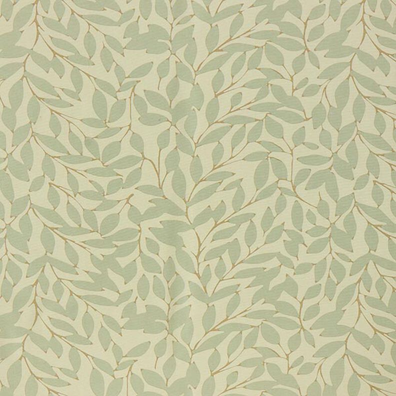 Decor Fabric Canvas Blurred Leaves – natural/reed, image number 1