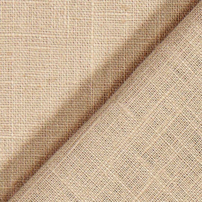Linen fabric Ramie mix medium – almond,  image number 4