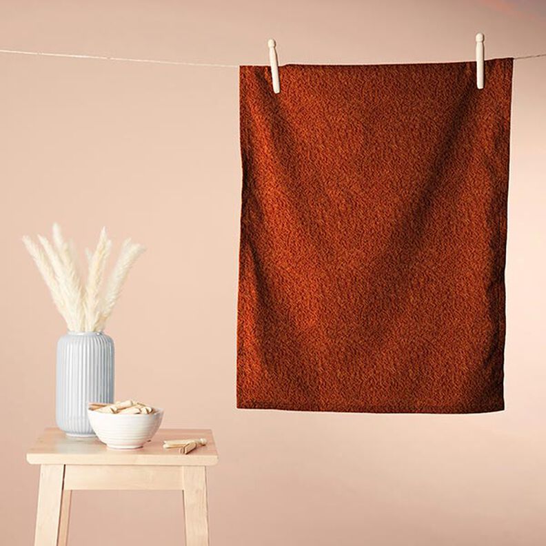 Towelling Fabric – terracotta,  image number 7