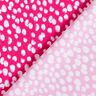 Swimsuit fabric mini polka dots – intense pink/white,  thumbnail number 4
