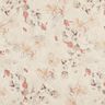 Stretch velour with Sherpa backing delicate flowers | Katia Fabrics – natural,  thumbnail number 1