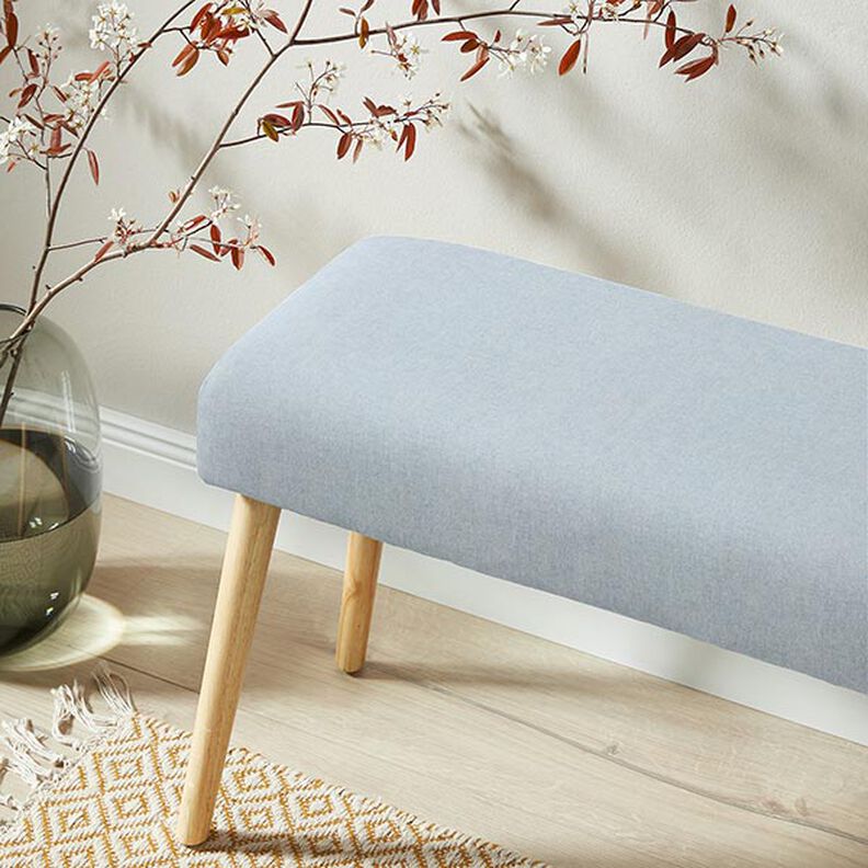 Decor Fabric Half Panama Cambray Recycled – light blue/natural,  image number 6