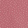 Double Gauze/Muslin Polka Dots – dusky pink/white,  thumbnail number 1