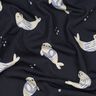 GOTS Cotton Jersey seals Digital Print | Poppy Fabrics – midnight blue/anemone,  thumbnail number 2