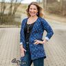Cotton Jersey golden hearts | Glitzerpüppi – indigo,  thumbnail number 5