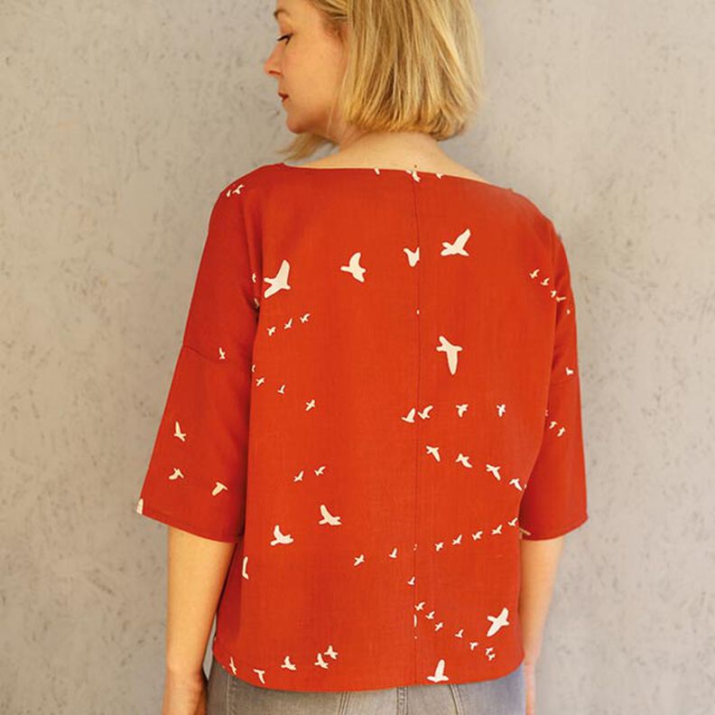 WOMAN AIKO - short blouse with pockets, Studio Schnittreif  | XXS -  L,  image number 4