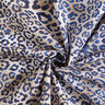 GOTS Cotton Poplin Leopard print | TCC x LOOKS by Wolfgang Joop – indigo/light taupe,  thumbnail number 5