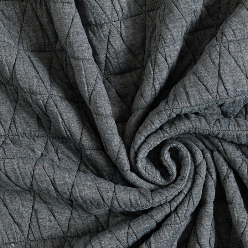 Quilted jersey diamonds – grey,  image number 3