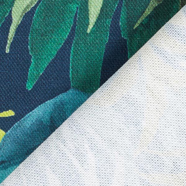 Half-Panama Decor Fabric Polinesia – blue/green,  image number 3