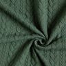 Cabled Cloque Jacquard Jersey – dark green,  thumbnail number 3