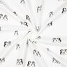 GOTS Double Gauze/Muslin Penguins Digital Print | Poppy Fabrics – ivory/anthracite,  thumbnail number 3