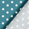 Cotton Poplin Large Dots – petrol/white,  thumbnail number 6