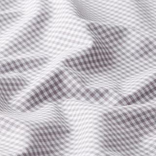 Cotton Poplin Small Gingham, yarn-dyed – grey/white, 