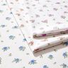 Cotton Poplin Delicate Roses – red/white,  thumbnail number 5