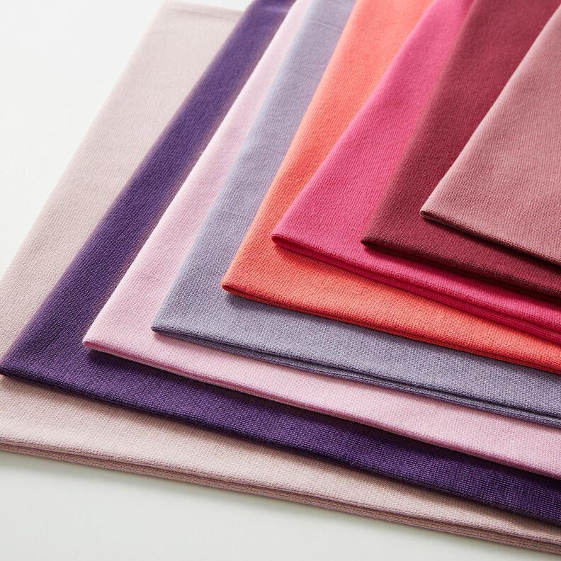 Light French Terry Plain – pastel violet,  image number 6