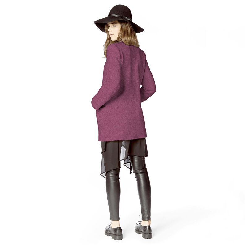 Fulled woollen loden – hollyhock, image number 10