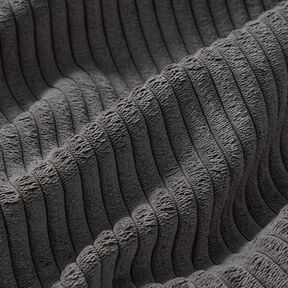Upholstery Fabric soft corduroy – anthracite, 