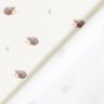 GOTS French Terry little hedgehogs Digital Print – ivory,  thumbnail number 4