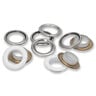 Eyelets with washers [15 pieces | Ø 14 mm] | Prym – white/metallic silver,  thumbnail number 2