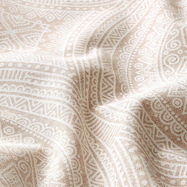 Decor Fabric Canvas Mandala – natural/white,  image number 2