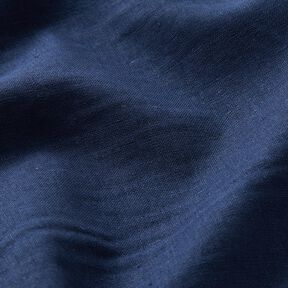 washed linen cotton blend – midnight blue, 