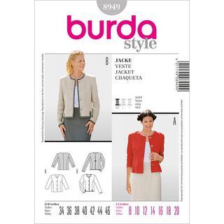 Short Jacket, Burda 8949, 